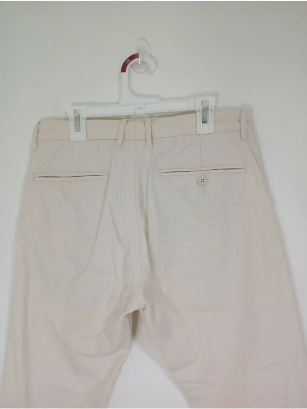 J. Crew Mens 484 Beige 100% Cotton Chino Pants Size S